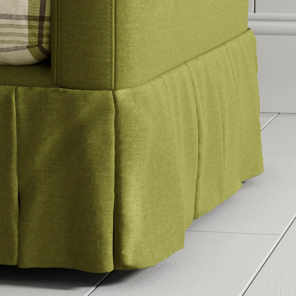 Cottonfy Country Check Sofa with Removable Skirted Covers