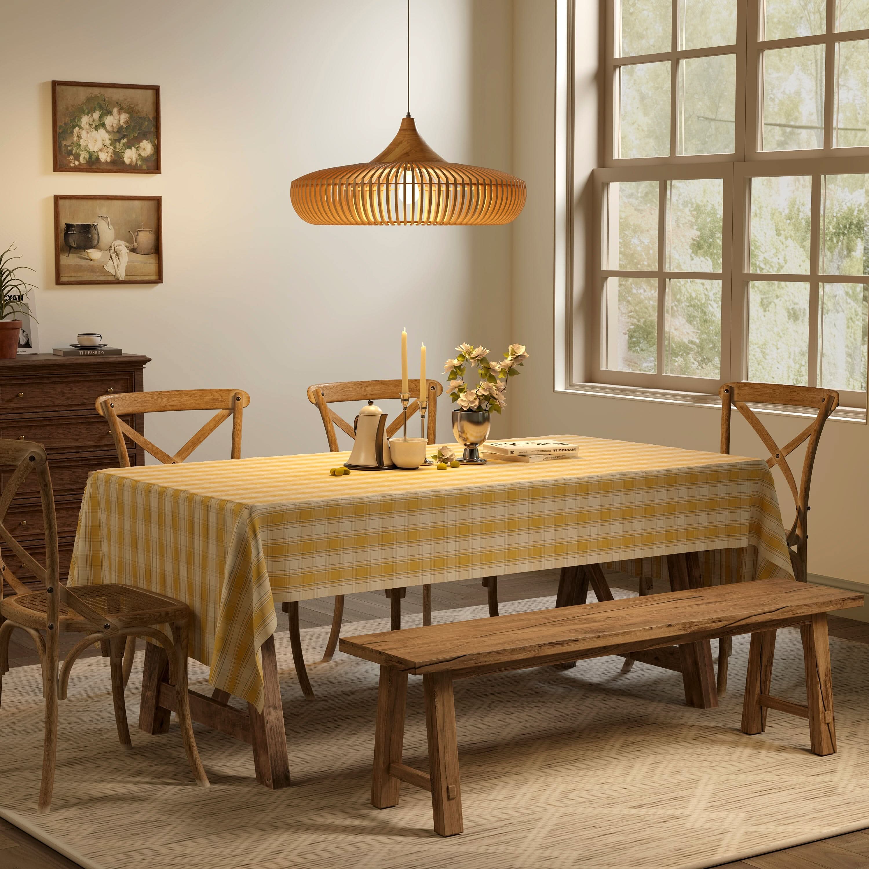 Lightsin Shadome Handcrafted Wooden Kitchen Pendant Light