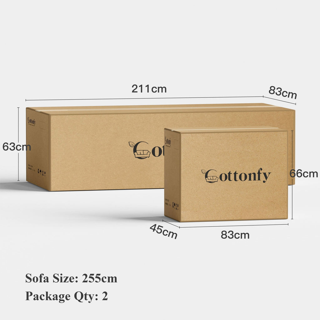 Cottonfy Multifunctional Sleeper Pull Out 2 Seater Sofa Bed with Storage Space