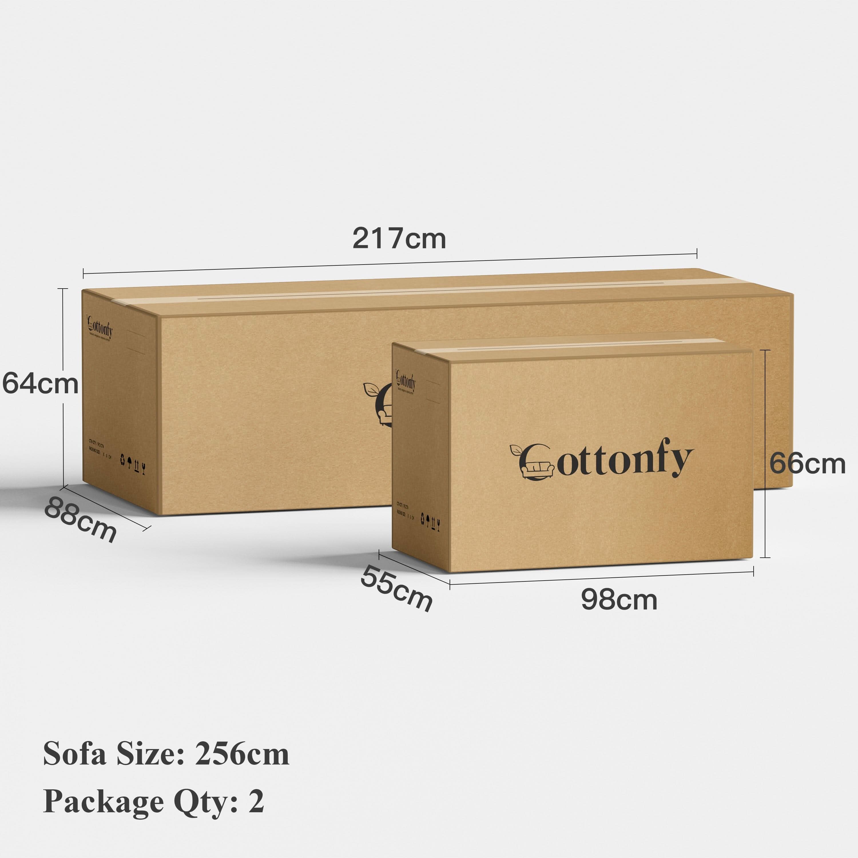 Cottonfy Vintage Pet Friendly Bamboo Design Sofa Bed with Storage