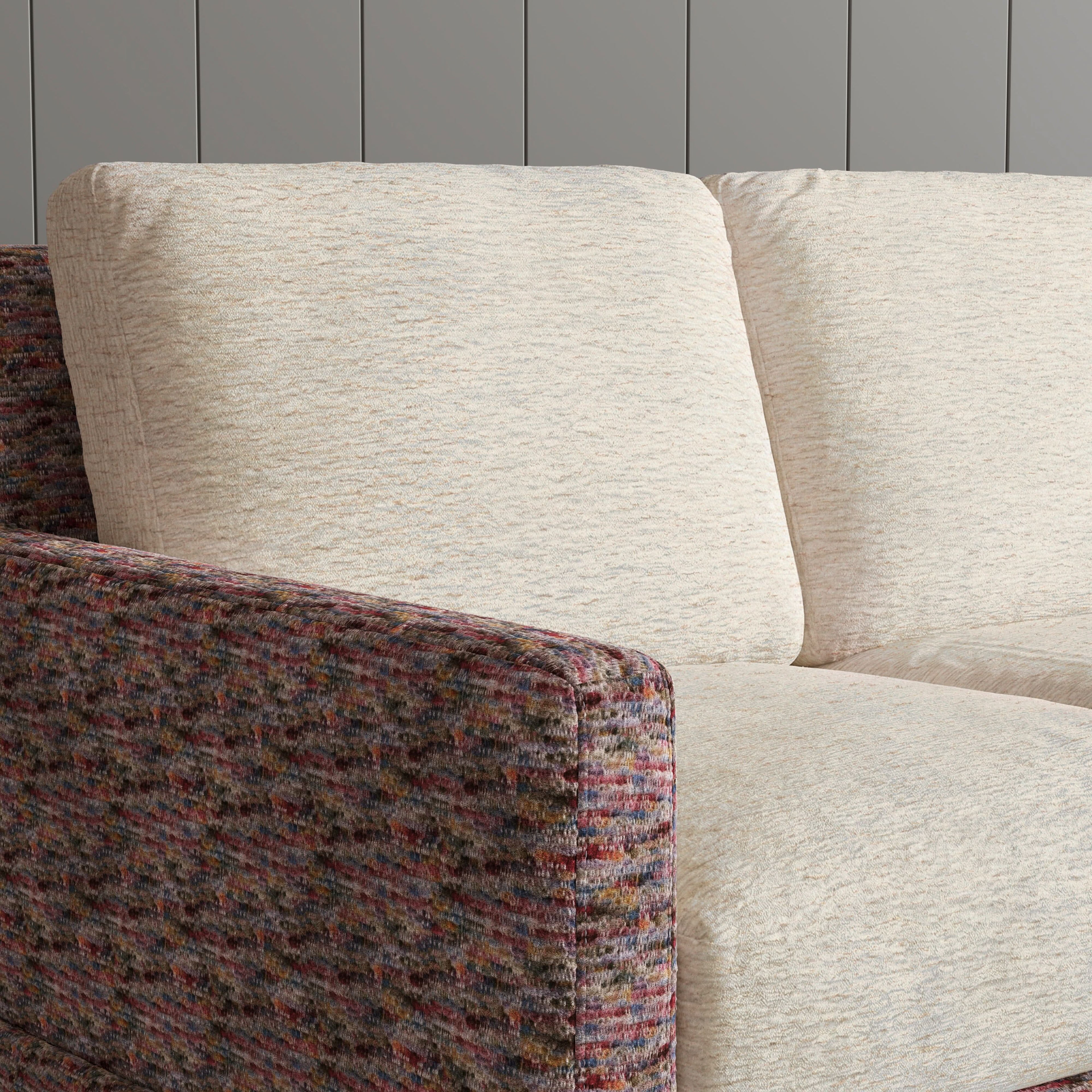 Cottonfy Country Check Sofa with Removable Skirted Covers