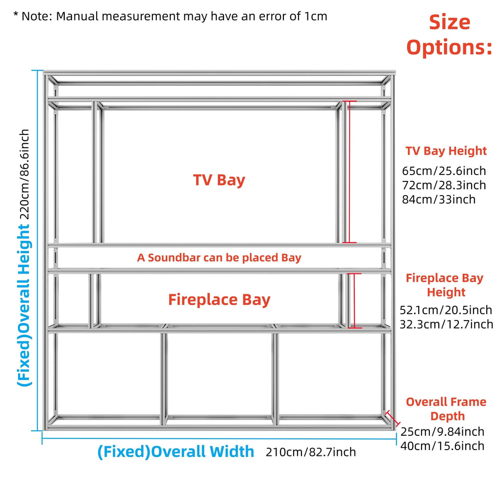 Easy Fit Aluminium Media Wall Frame | DIY Installation & Fast UK Delivery