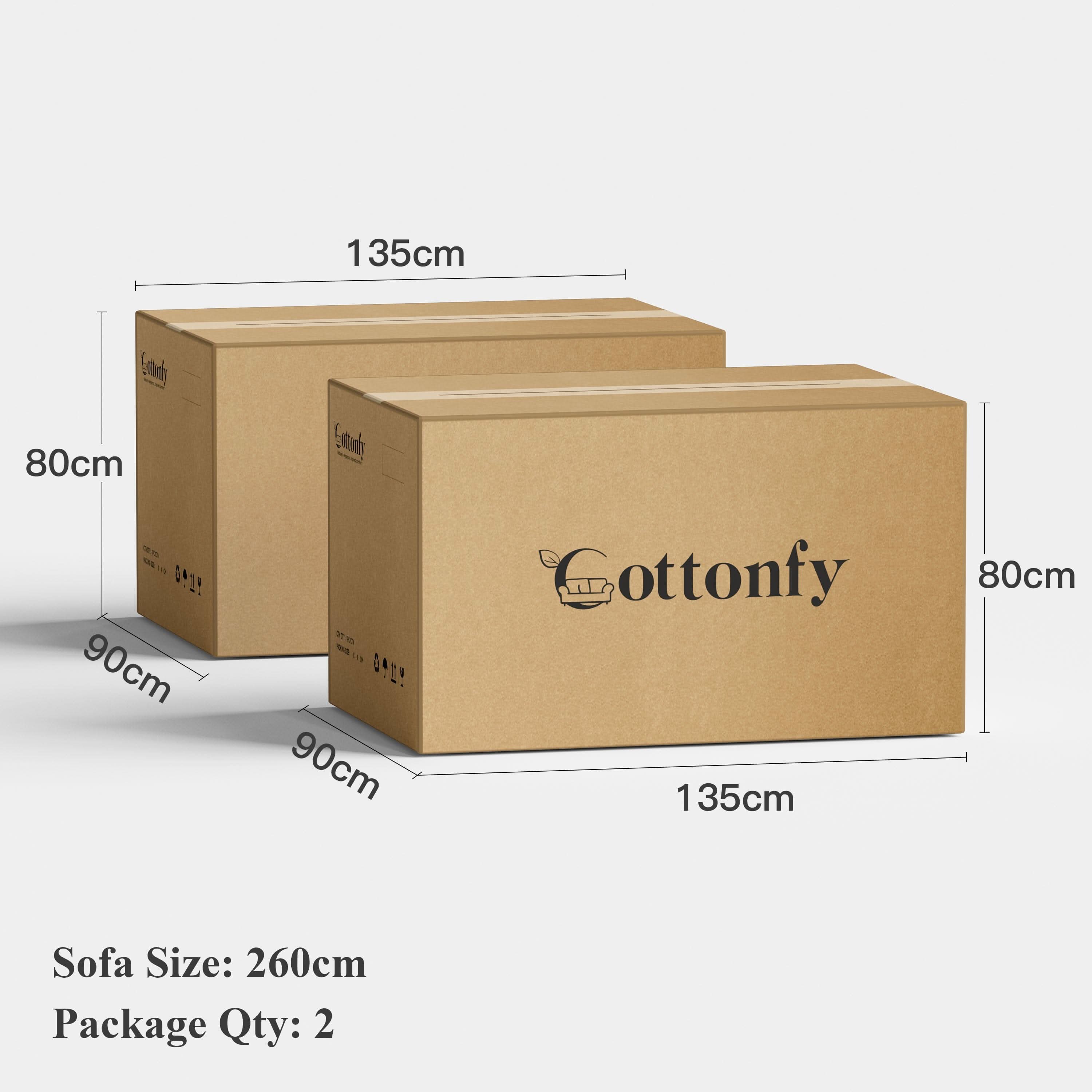 Cottonfy Luxurious Solid Wood Versatile 2-Seater Pull Out Sofa Bed
