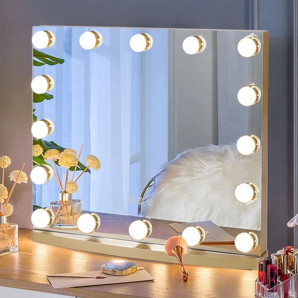 50cm W Rectangle Hollywood LED Lighted Cosmetic Mirror