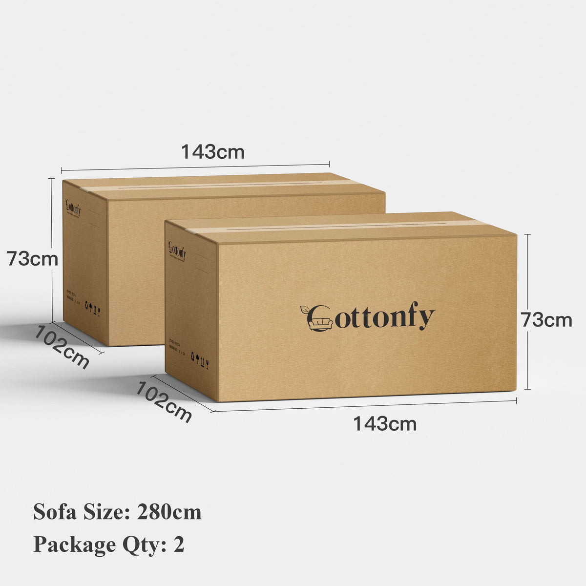 Cottonfy Stylish Lambswool Sofa with Detachable Design