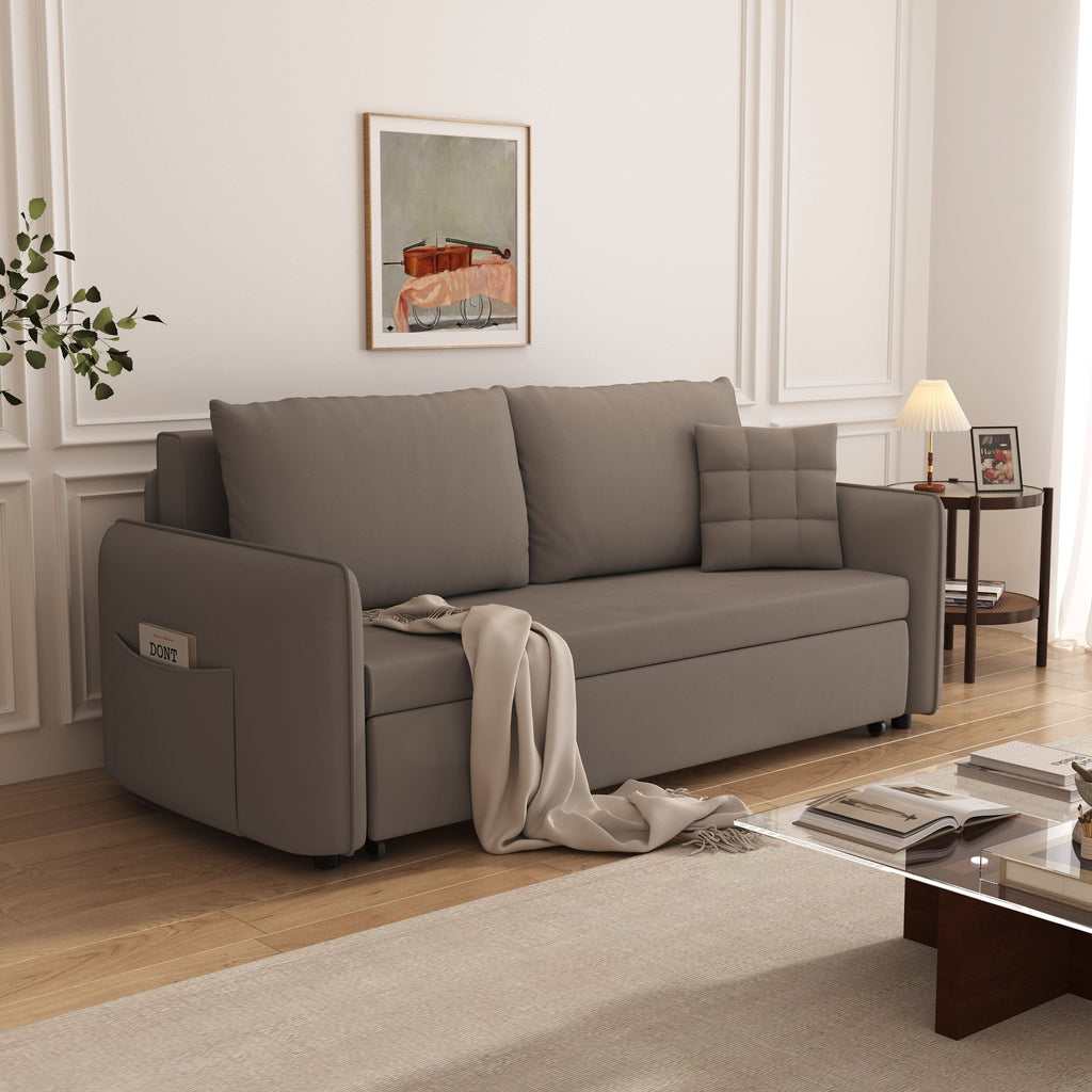 Cottonfy Upgrade Adjustable Multifunctional 3 Seater Sofa Bed with Storage Space