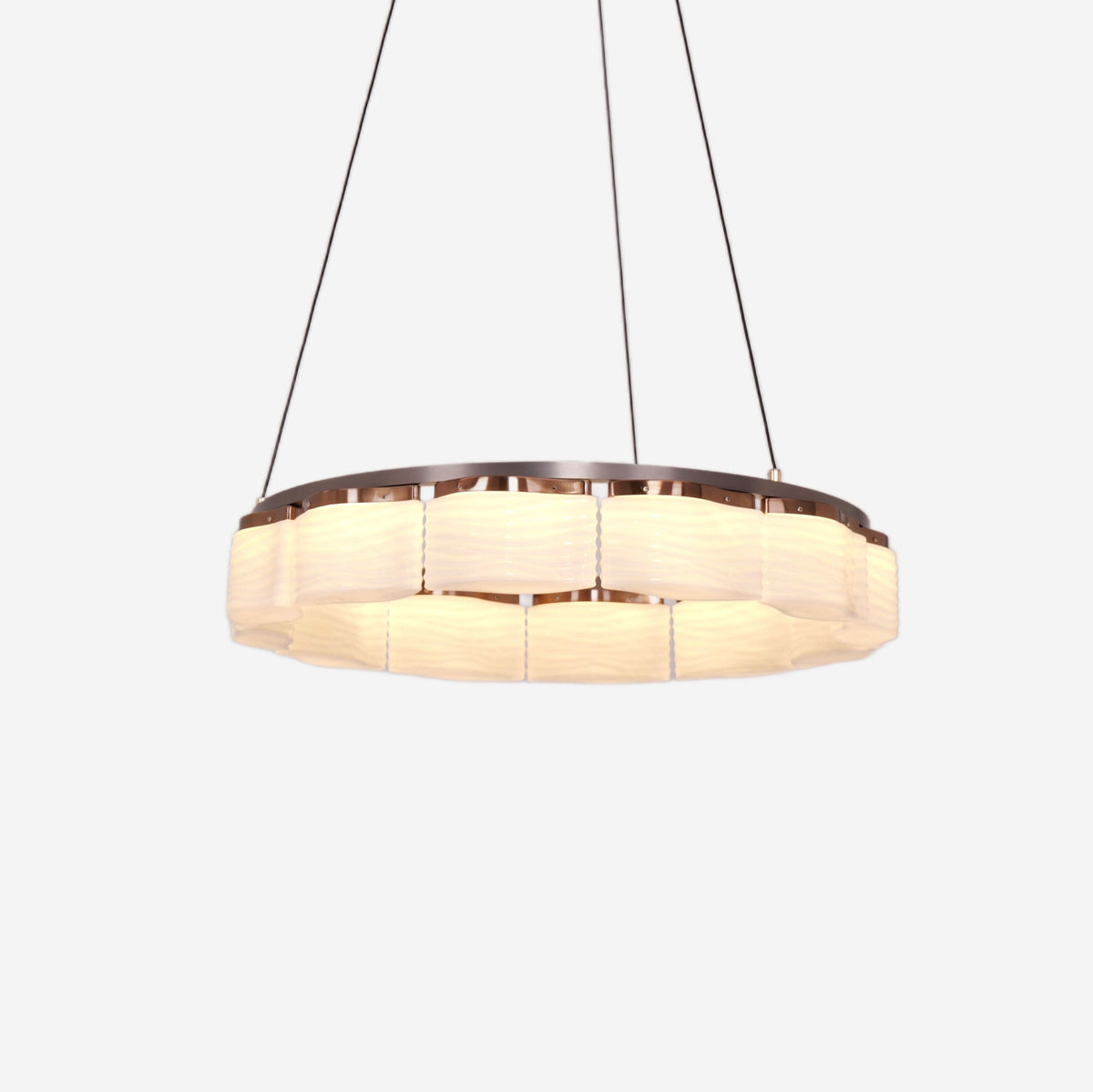 Lightsin Elegant LED Pendant Light with Onyx Glass Shade