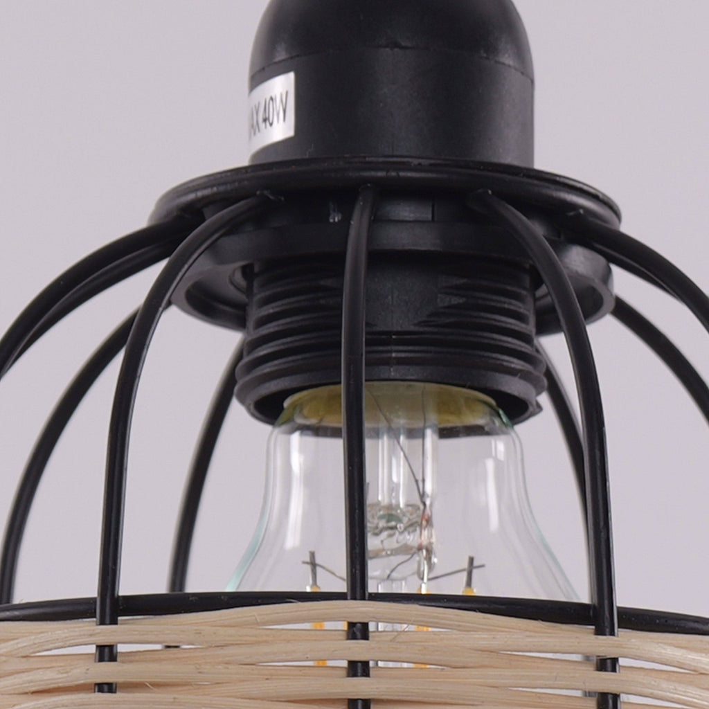 Glyph-Lightsin Lantern-Inspired Rattan Ceiling Light for Cozy Natural Elegance