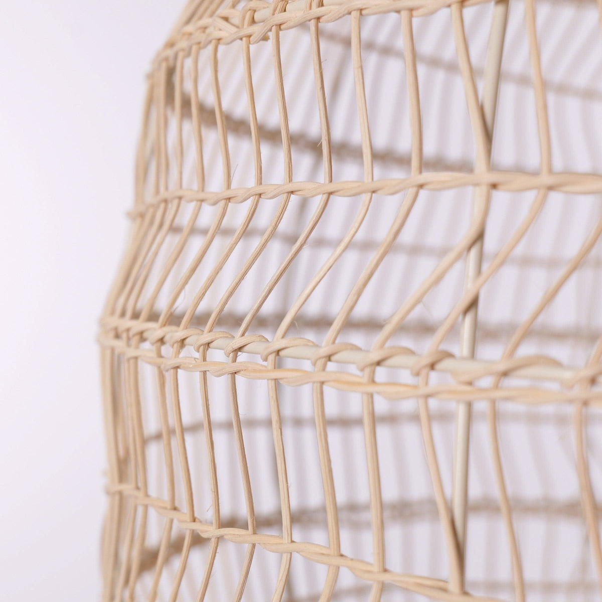 Cella-Lightsin Natural Rattan Pendant Light with Optional Woven Inner Sphere