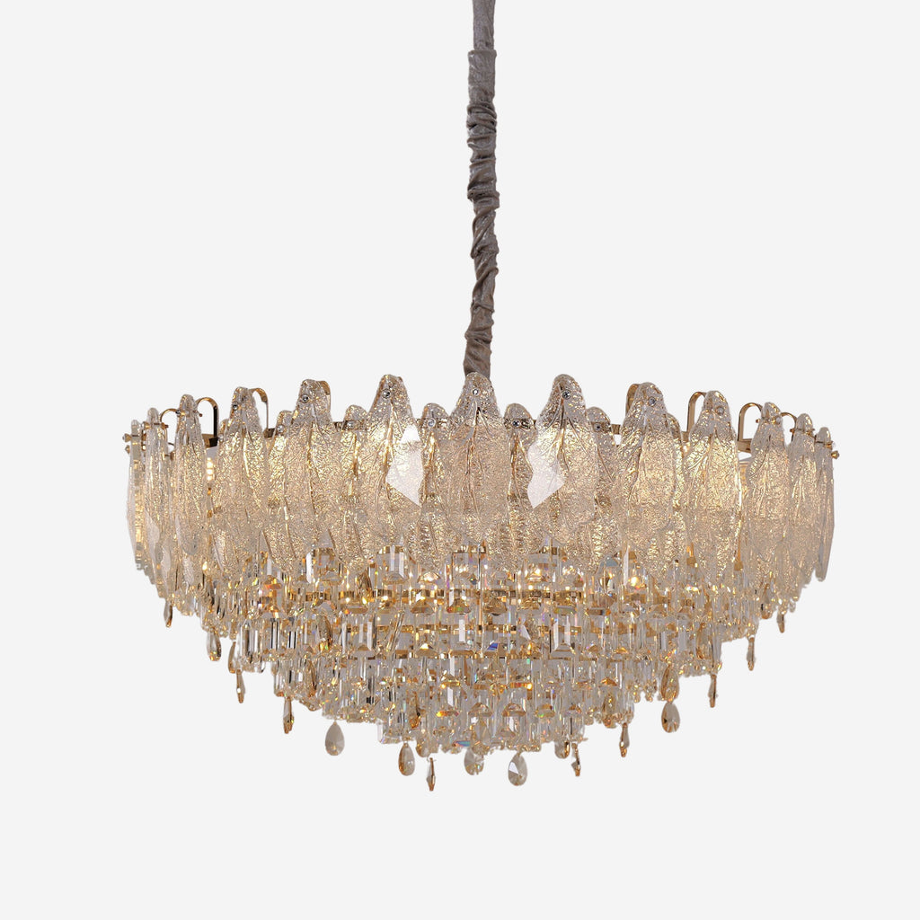 Lightsin Large Pendant Lighting Art Deco Chandelier for Living Room