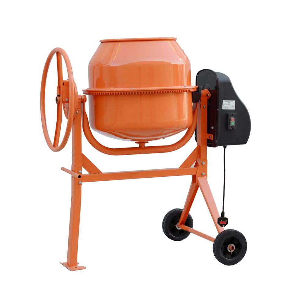Durable and Versatile Cement Mixer with Easy Movement