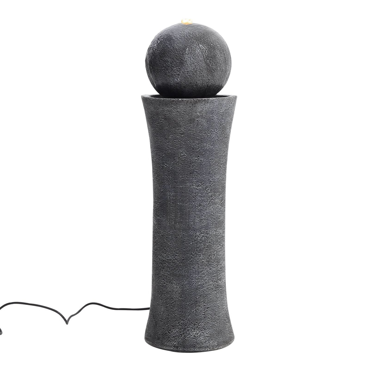 Modern Cylindrical Water Polo Fountain Backyard Decorated Fountain