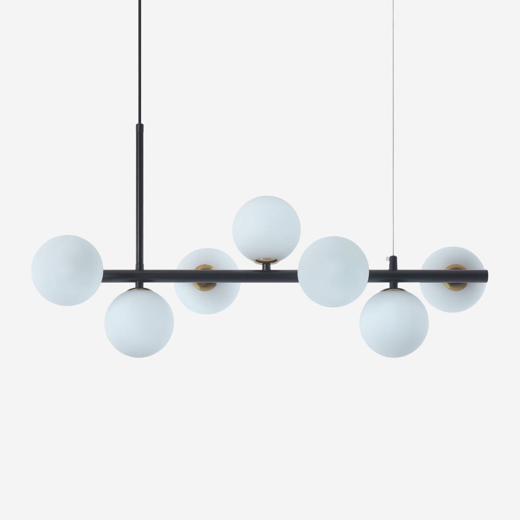 Lightsin Cumulus - Modern Metal Chandelier with LED White Shade
