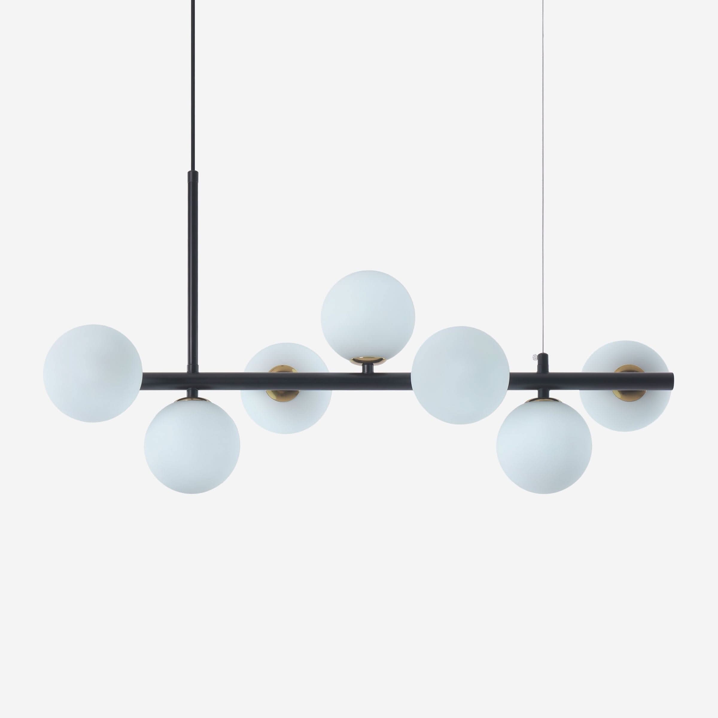 Lightsin Cumulus - Modern Metal Chandelier with LED White Shade