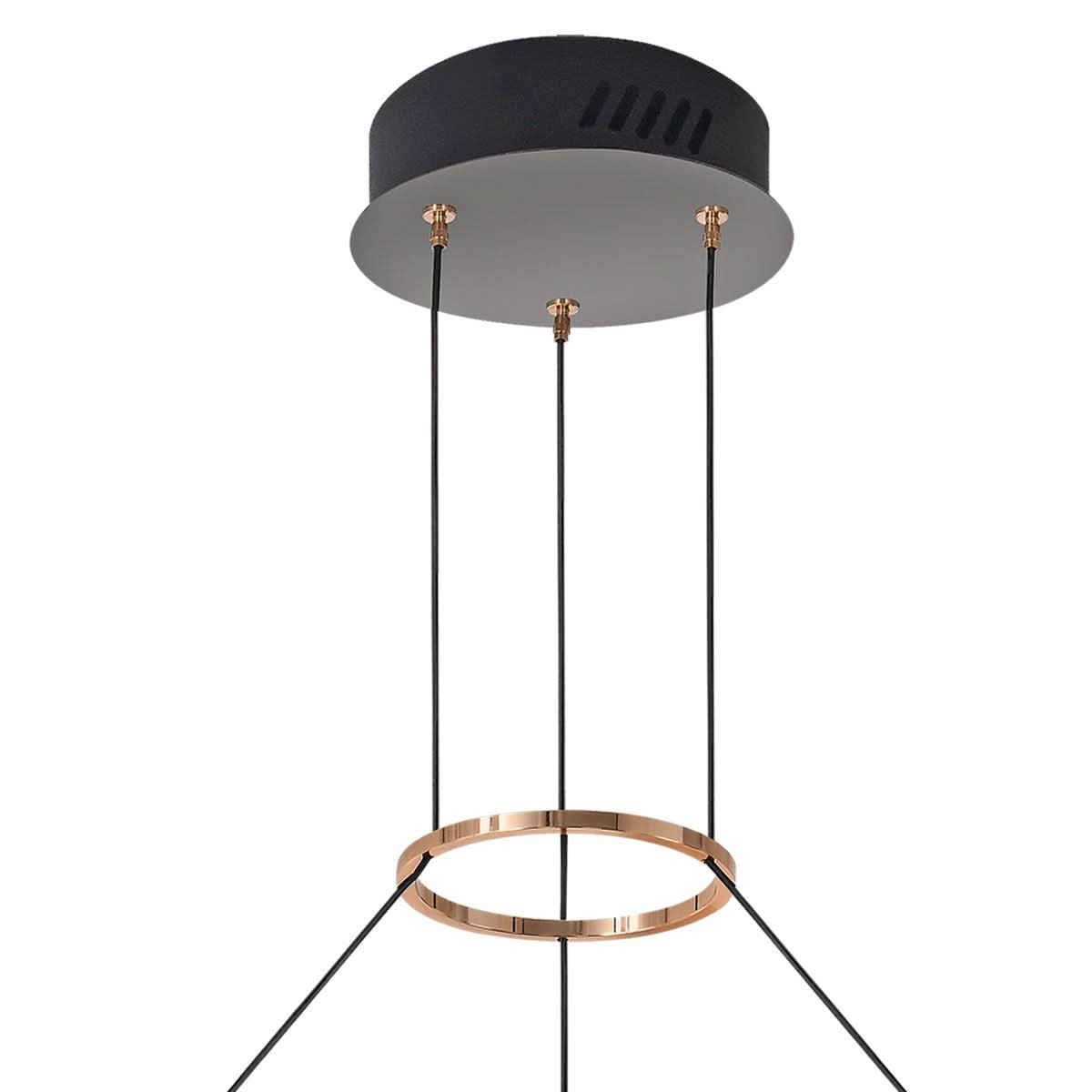 Lightsin Modern Aluminum LED Pendant Light with 3-Colour Changing