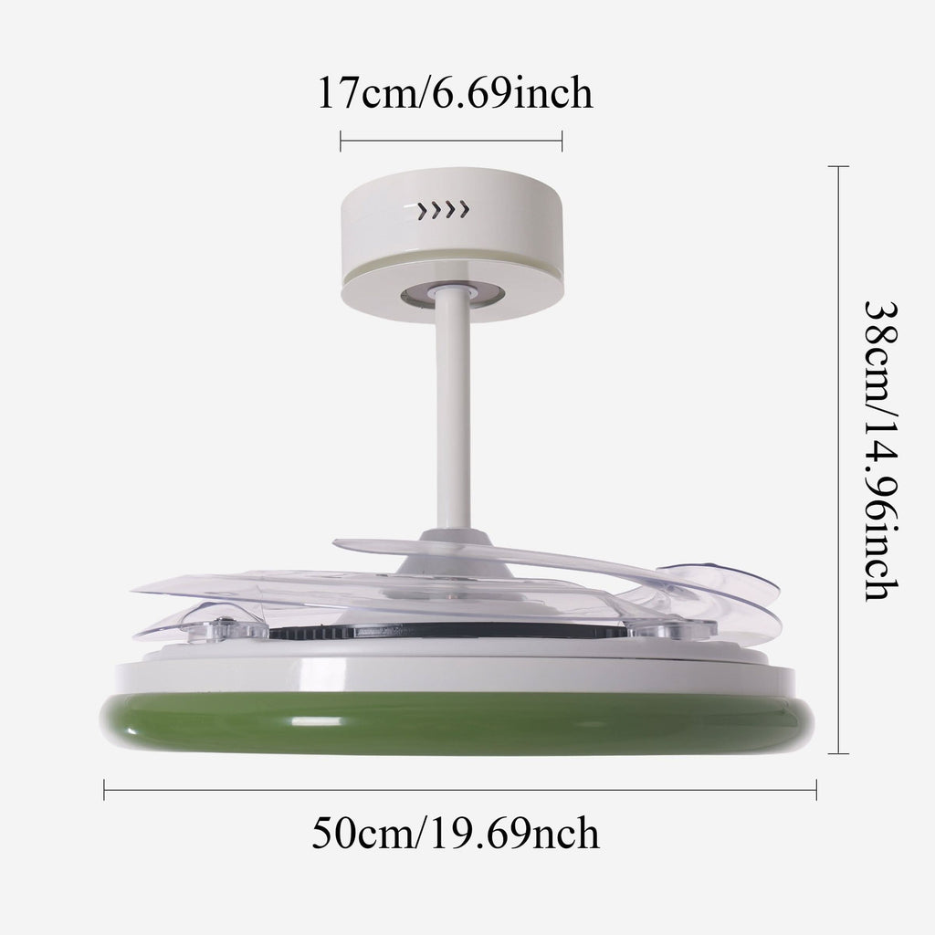 Lightsin 48 Inch Ceiling Fan with Reversible Airflow and Timer