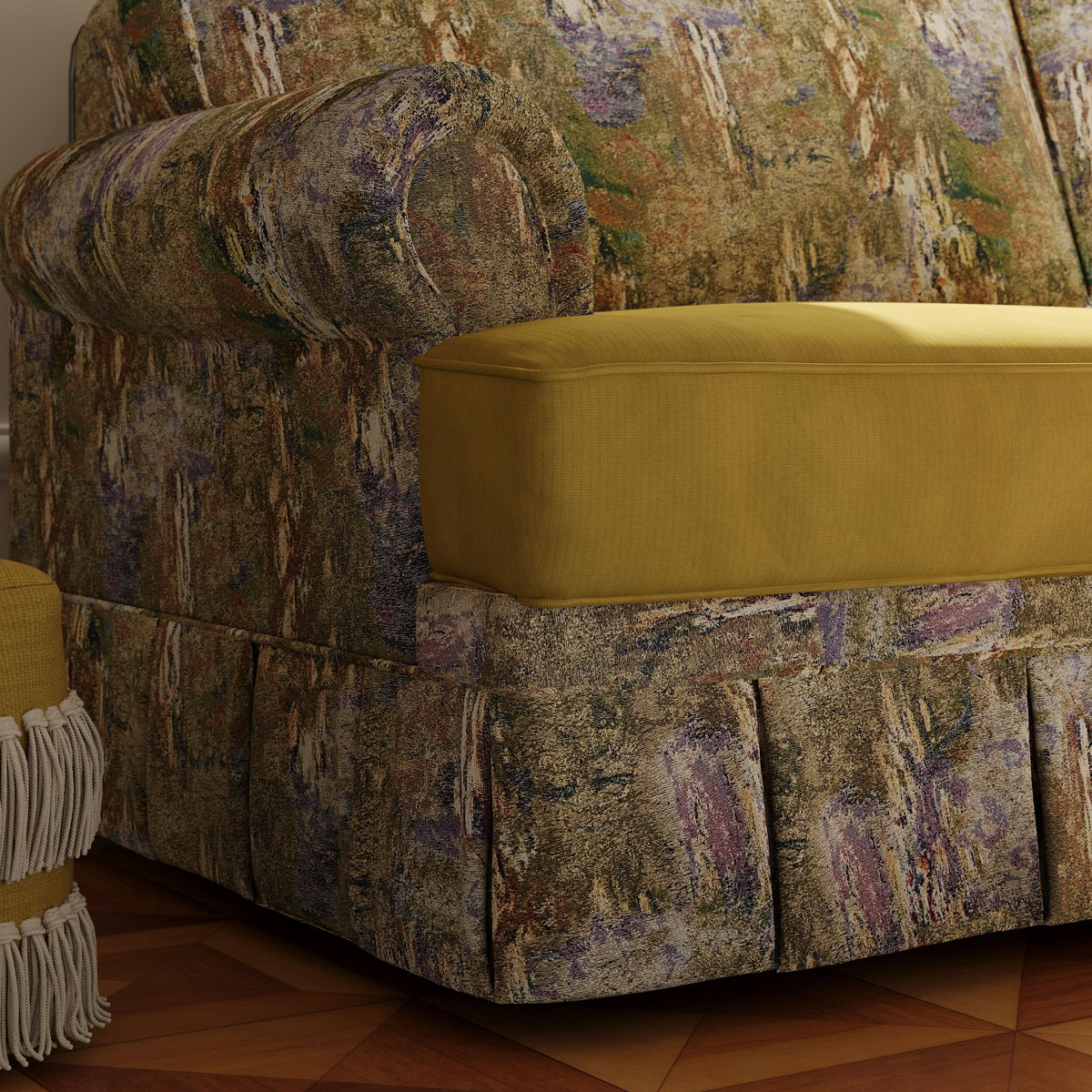Cottonfy Kensington Chesterfield Style Retro Sofa with Storage