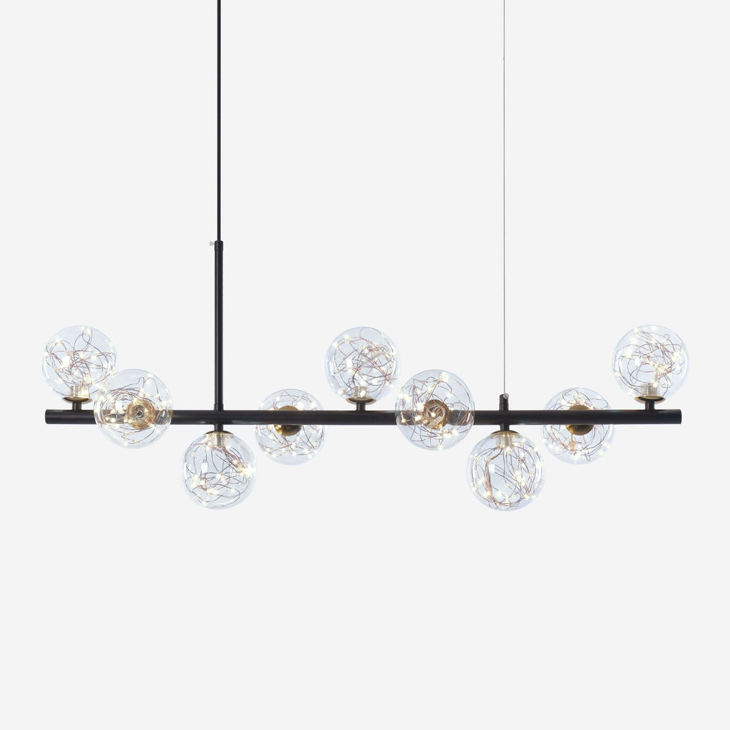 Lightsin Cumulus - Modern Metal Chandelier with LED Starry Sky Effect