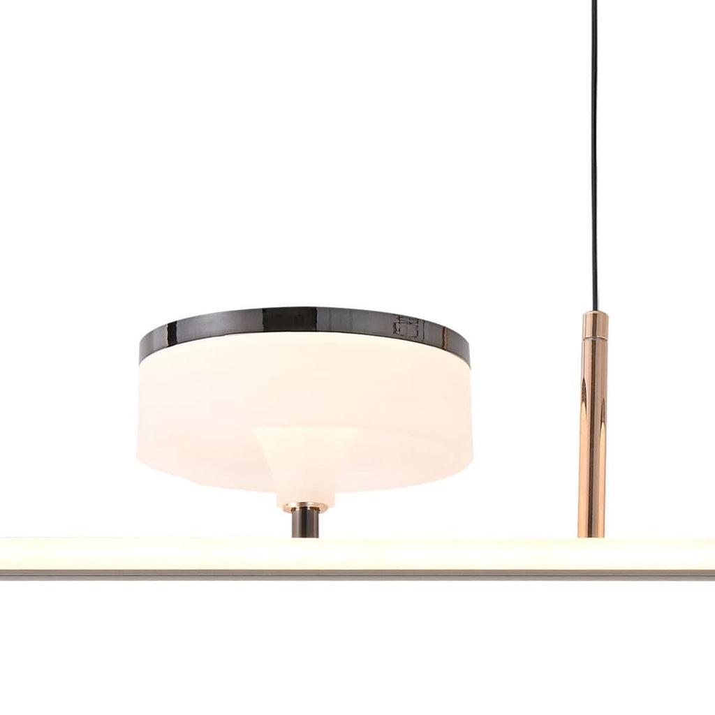 Lightsin Aluminum Acrylic Chandelier with Three-Color Changing