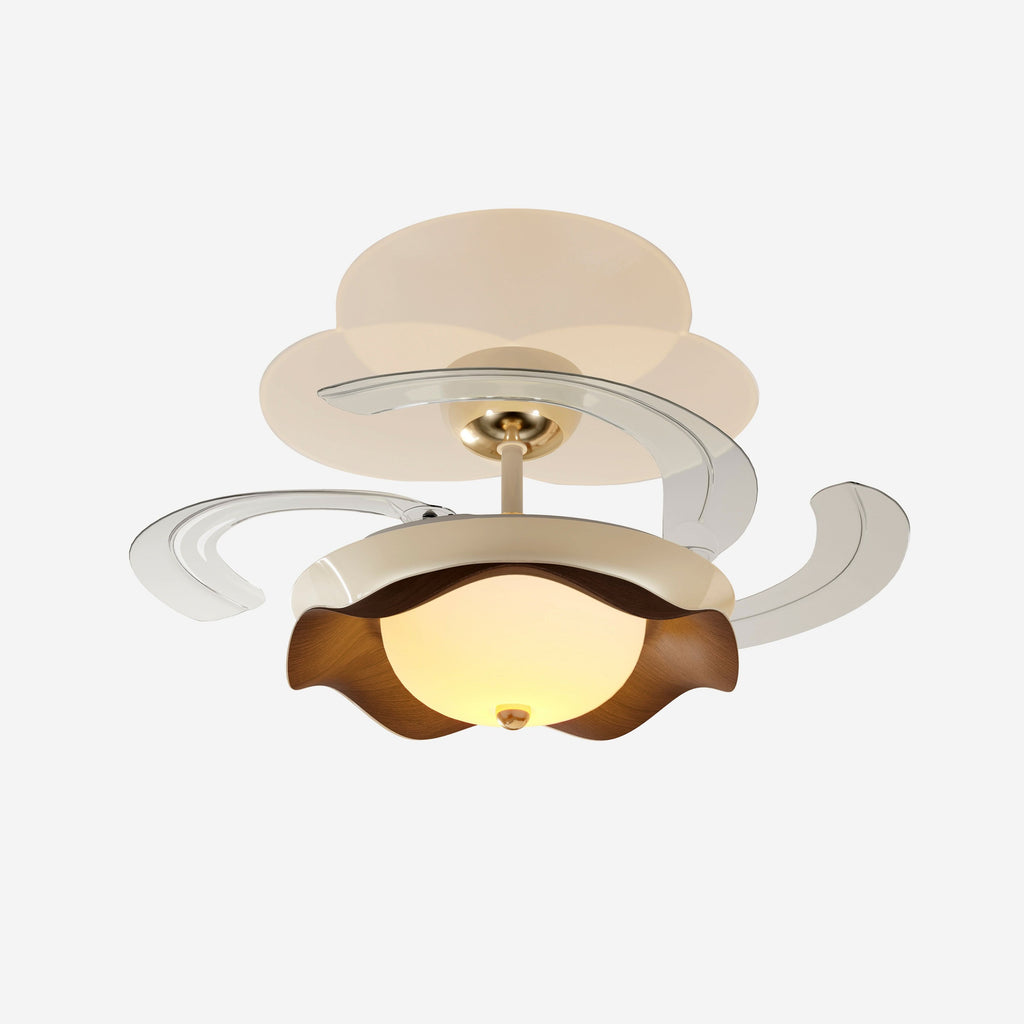 Lightsin 42 Inch Ceiling Fan with Dimmable LED and Reverse Airflow