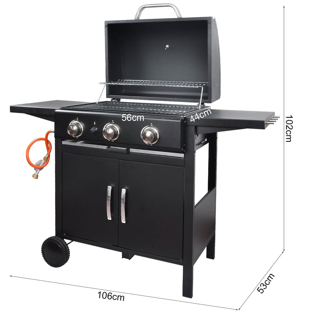 3/4/5-Burner Outdoor Gas Burner with Side Burner Gas Gill