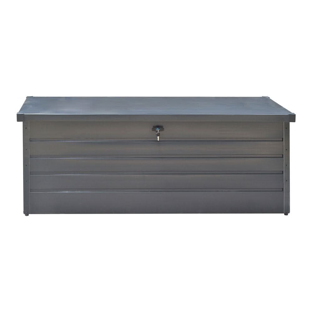 200L/600L Metal Outdoor Garden Storage Box Lockable Waterproof
