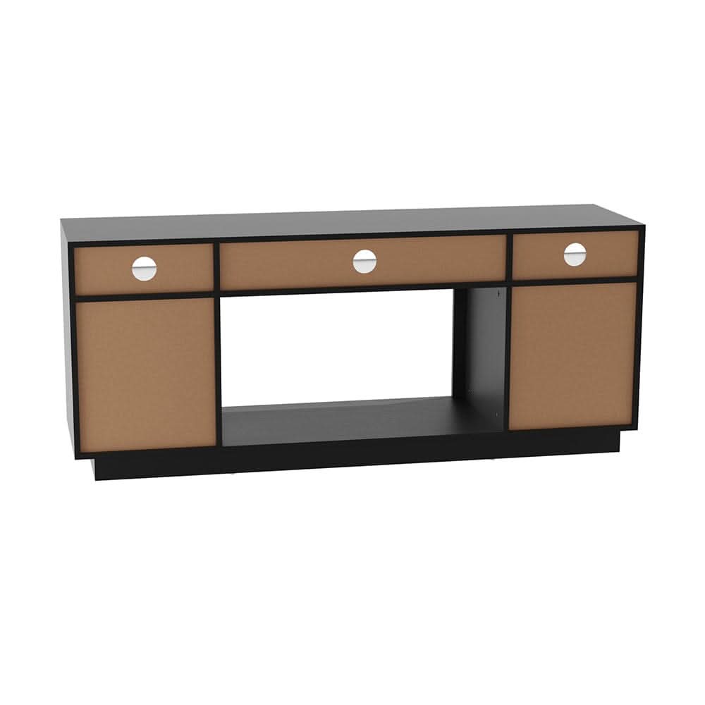 30Inch Electric Fireplace TV Stand | Large Media Cabinet