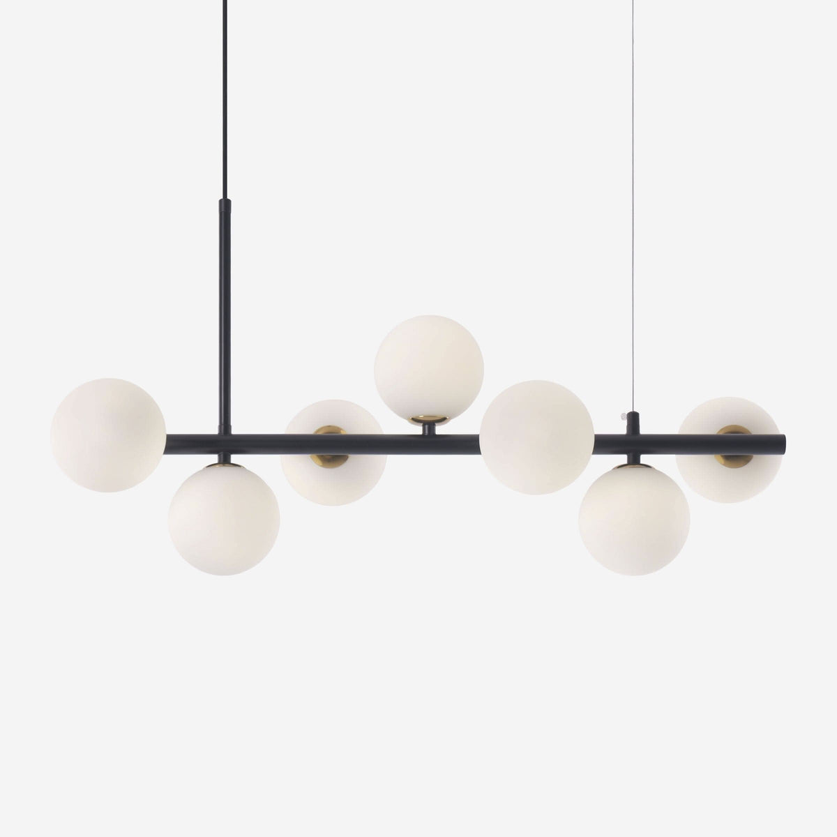 Lightsin Cumulus - Modern Metal Chandelier with LED White Shade