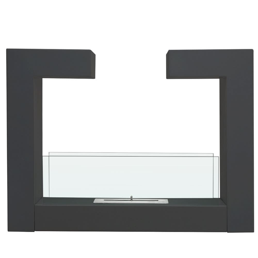 78cm W Bio-Ethanol Fireplace Freestanding Heater Real Fire