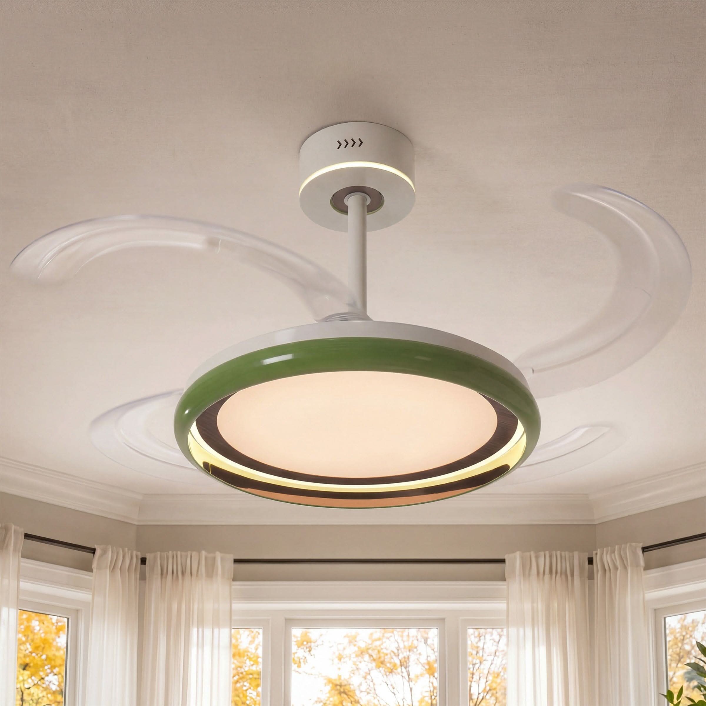 Lightsin 48 Inch Ceiling Fan with Reversible Airflow and Timer