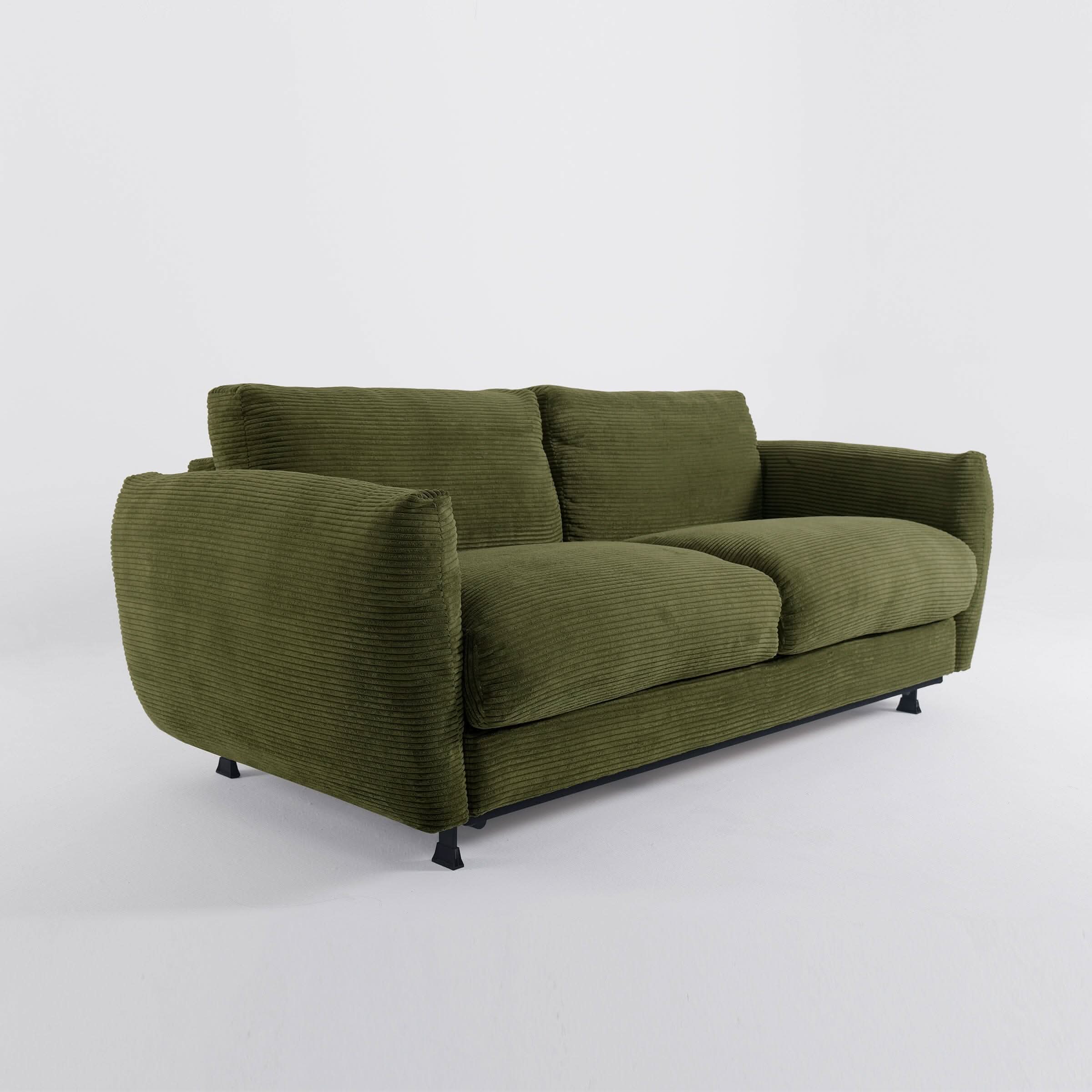 Cottonfy Small 2 Seater Sofa Bed Foldable Space Saving Sofa for UK Homes