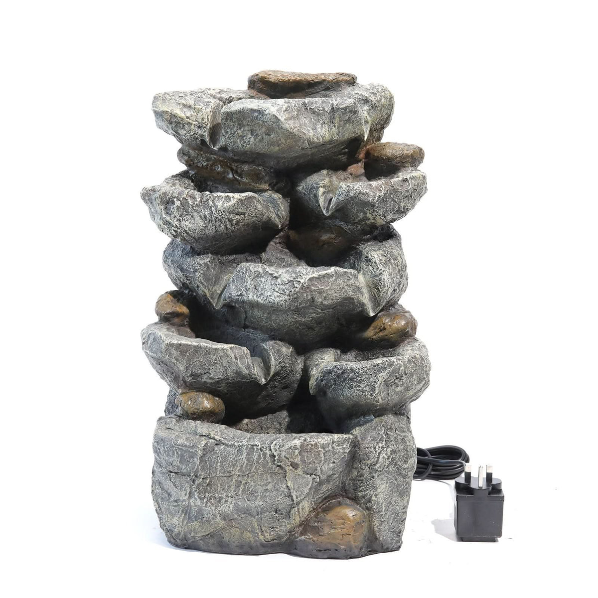 49CM Height Garden Cascading Waterfall Tiered Water Fountain Pump