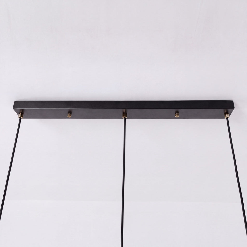 3-Light Walnut Wood Mini Pendant Light | E27 Ceiling Lamp