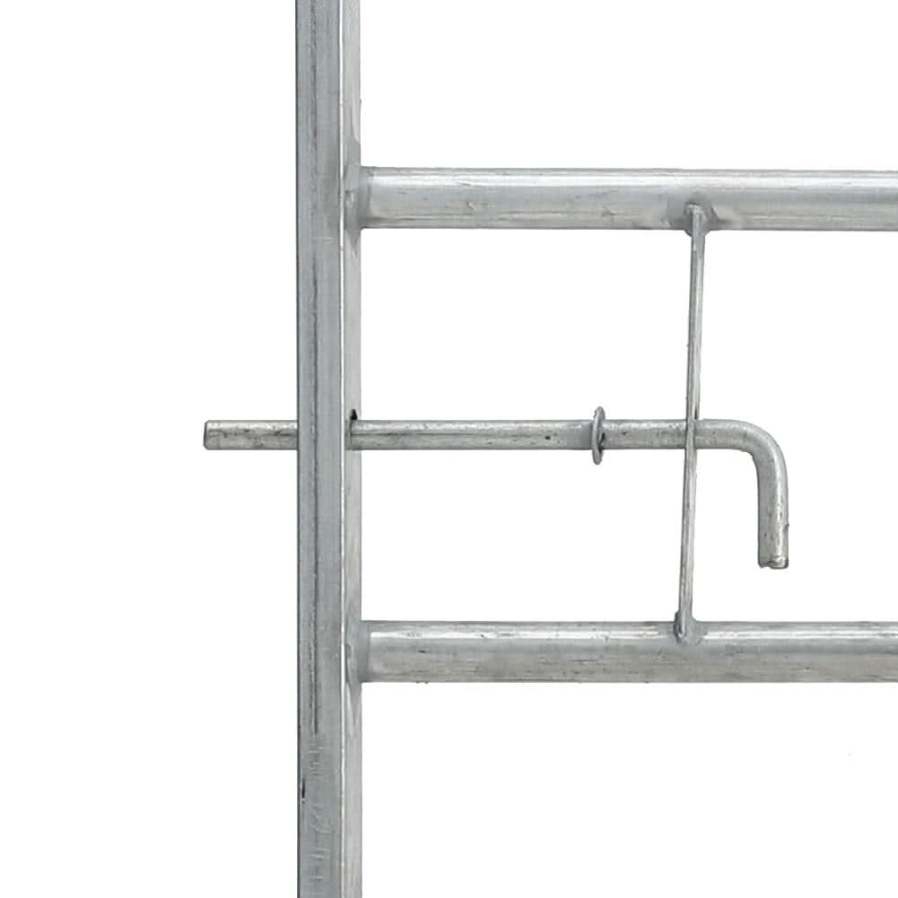 4-12FT Durable Galvanized Metal Field Gate
