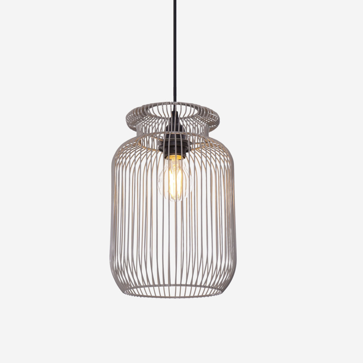 Glyph-Lightsin Sleek Modern Grey Iron Pendant Light for Home Decor