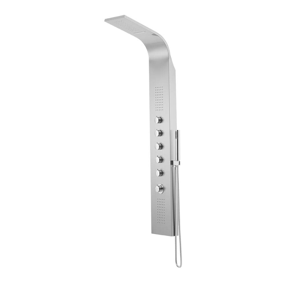 Bathroom Silver Stainless Steel Shower Tower Panel