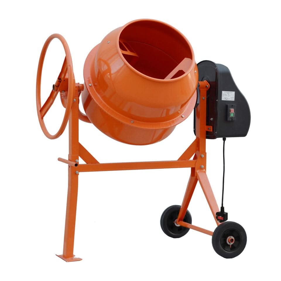 Durable and Versatile Cement Mixer with Easy Movement