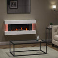 52 Inch Contemporary Wall Mounted/Freestanding Fireplace Mantel for Living Room