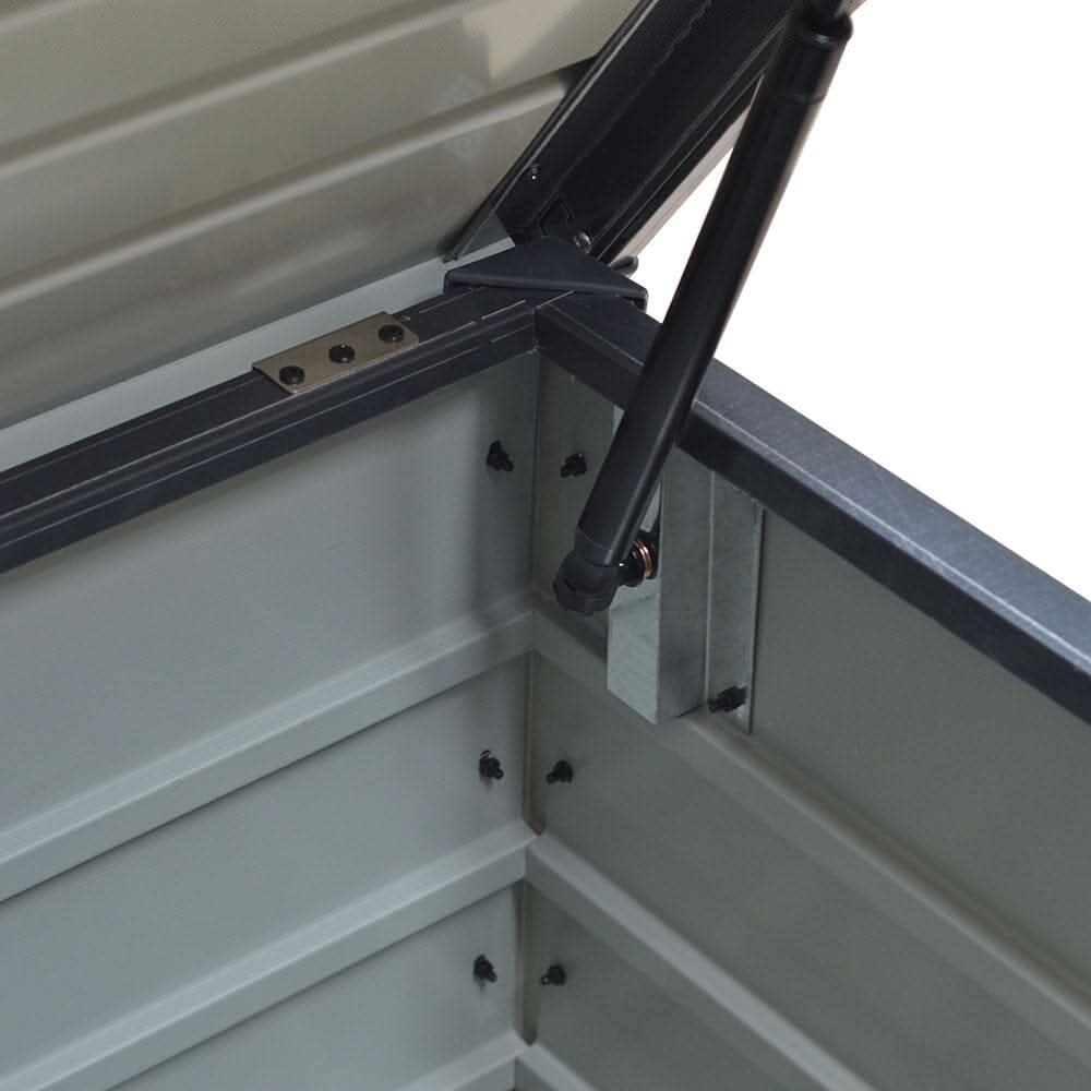 200L/600L Metal Outdoor Garden Storage Box Lockable Waterproof