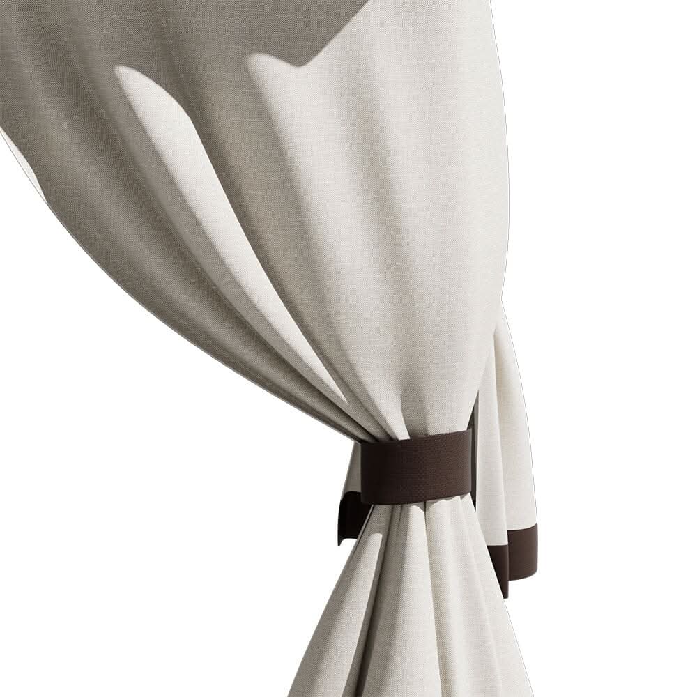3*3m/4*4m Garden Party Beige Tent with Ground Pegs