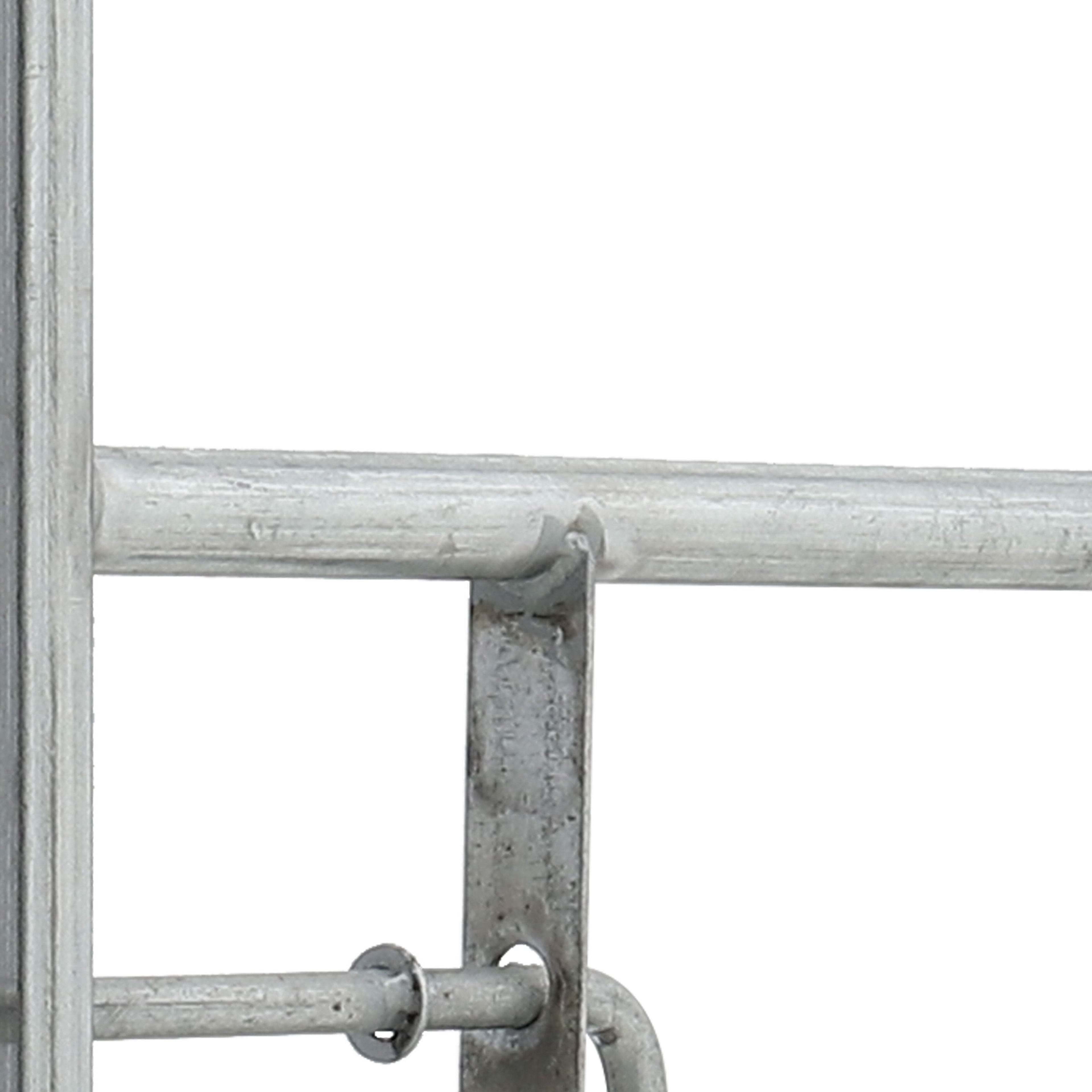 4-12FT Durable Galvanized Metal Field Gate