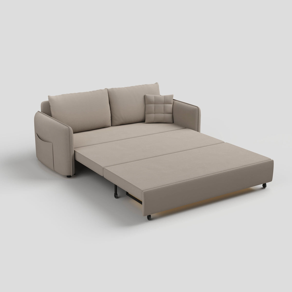 Cottonfy Upgrade Adjustable Multifunctional 3 Seater Sofa Bed with Storage Space
