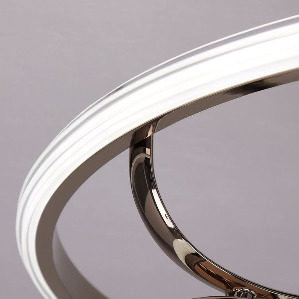 Lightsin Elegant Circular Ceiling Light with Four Orbs
