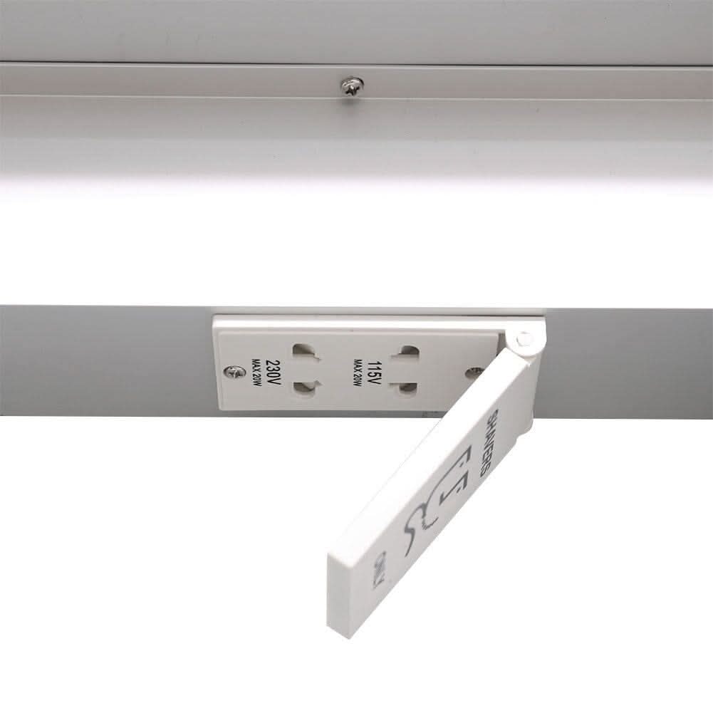 700x500MM LED Illuminated Mirror Cabinet with Shaver Socket&Demister Pad