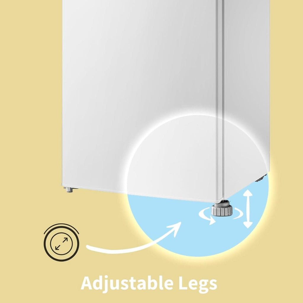 COMFEE Black/White 93L Small Fridge with Cooler Box