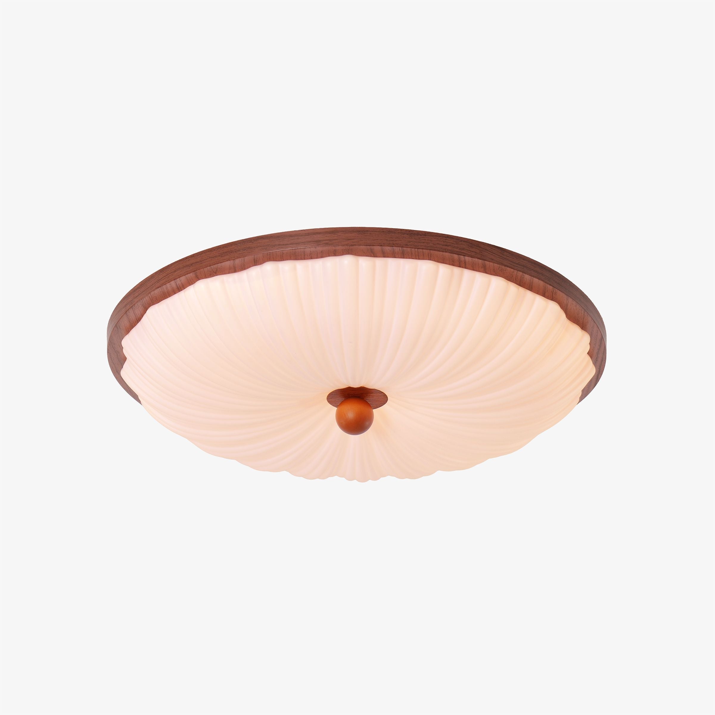 Walnut Pattern Acrylic Ceiling Light | Colour-Changing Flush Mount