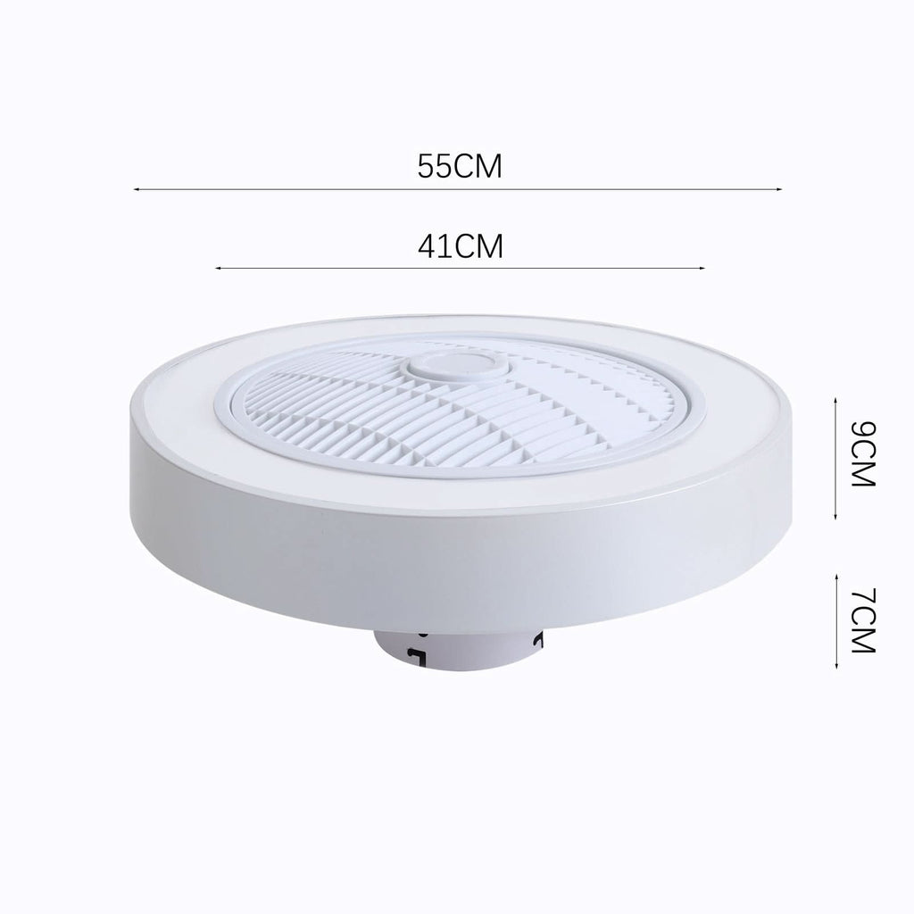 Dia 55cmCeiling Fan with 3 Colour LED Light and Remote Control