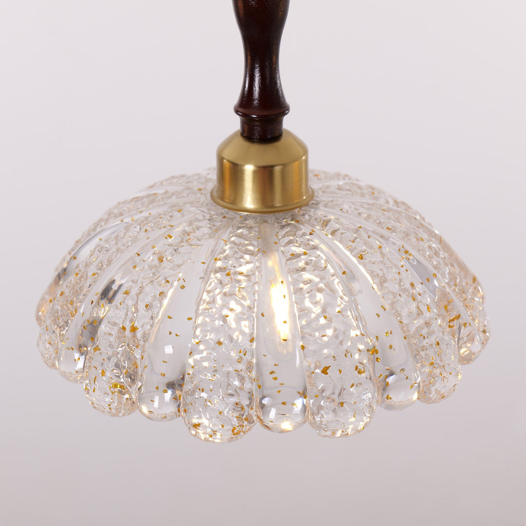 3-Light Walnut Resin Mini Pendant Light | Adjustable Bar Ceiling Lamp