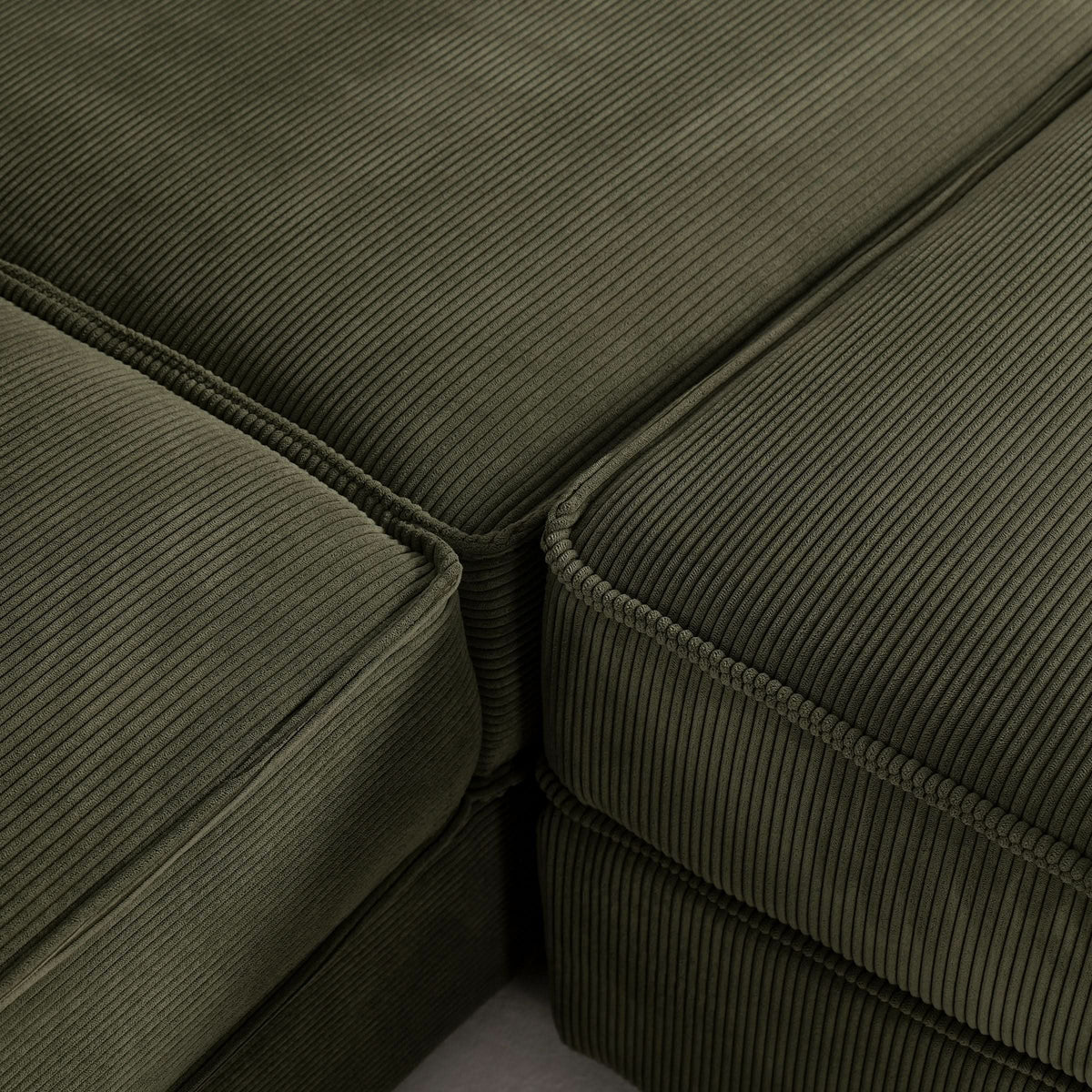 Comfort Sofa and Ottoman Set with Footstool Plastic Legs