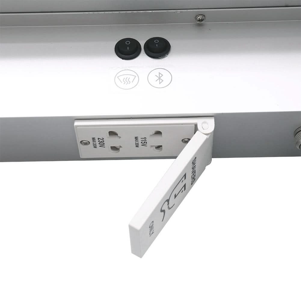 65*60cm LED Mirror Cabinet with Bluetooth Double Door